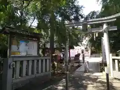 川越八幡宮の鳥居