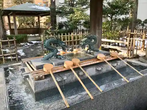 大國魂神社の手水