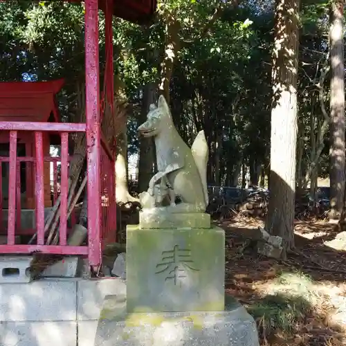 中根稲荷神社の狛犬