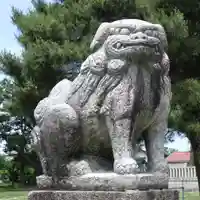 新治神社の狛犬