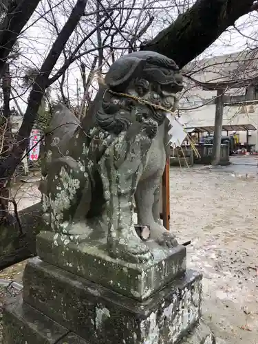 鴨島八幡神社の狛犬