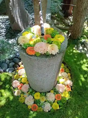 行田八幡神社の手水