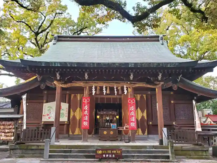 北岡神社の本殿・本堂