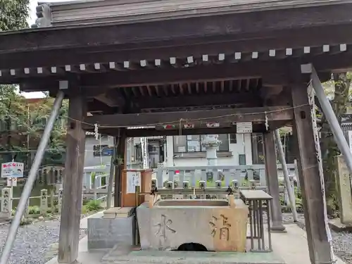 白山神社（二子町）の手水舎