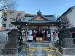 穏田神社の本殿