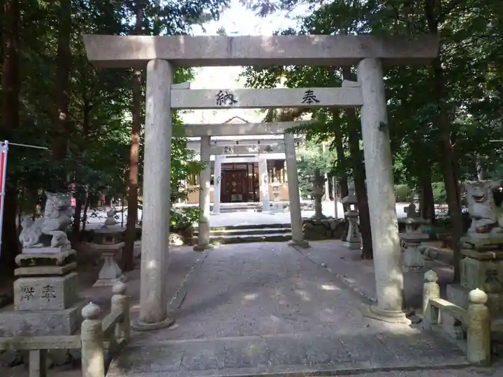 東外城田神社の鳥居
