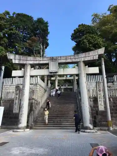 宮地嶽神社の鳥居