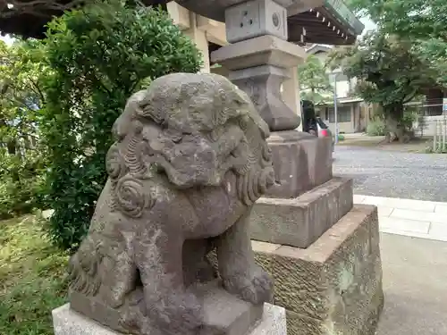 青砥神社の狛犬