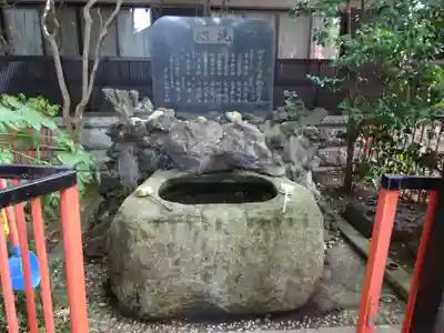 笠䅣稲荷神社の手水舎