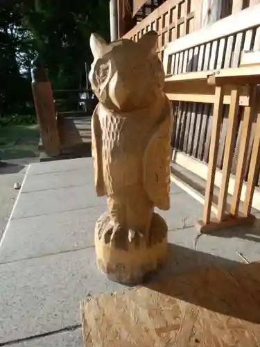 相馬妙見宮　大上川神社の像