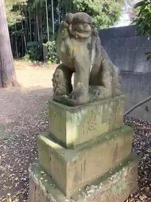 久伊豆神社の狛犬