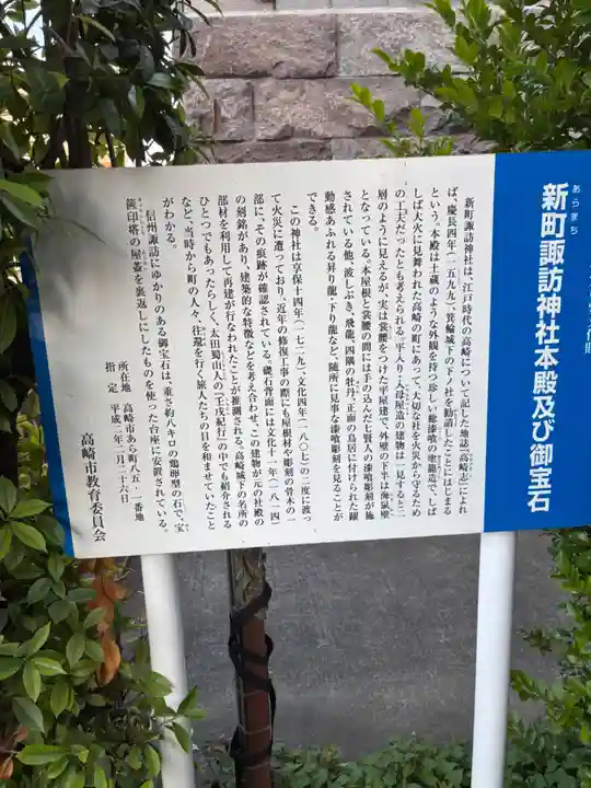 あら町諏訪神社(群馬県)