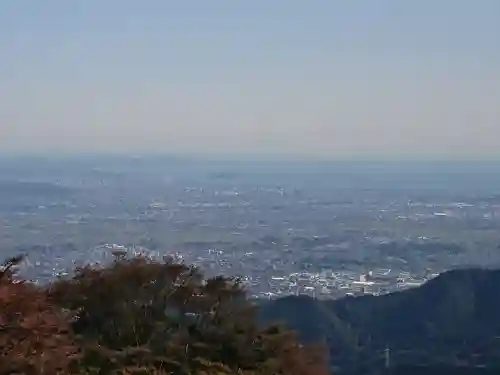 大山阿夫利神社の景色