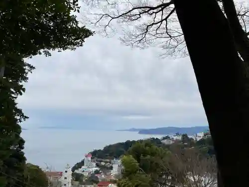 伊豆山神社の景色