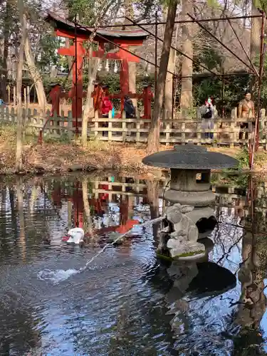 調神社の庭園