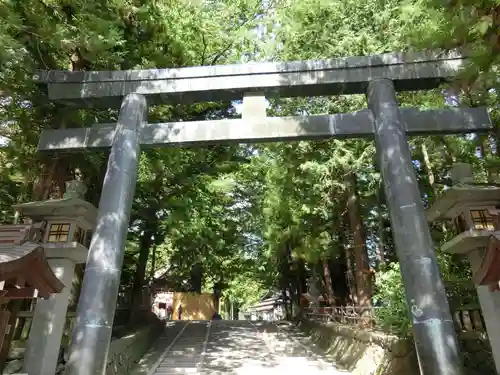 諏訪大社下社秋宮の鳥居