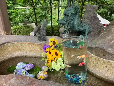 白山宮の手水舎