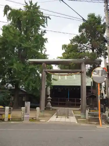 神明宮（宿篠葉神明神社）の鳥居