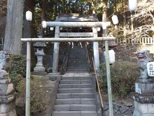 日光大室高龗神社の鳥居