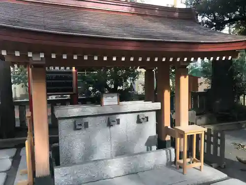 お三の宮日枝神社の手水舎