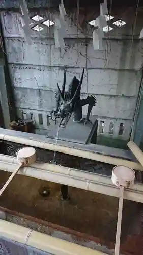 高山稲荷神社（旧鎮座地）の手水舎