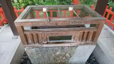 建勲神社の手水舎