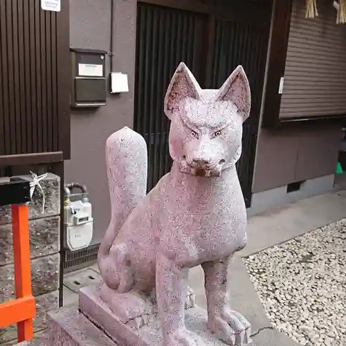 赤手拭稲荷神社の狛犬