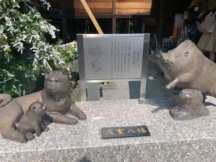 行田八幡神社の狛犬