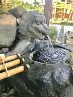 諏訪大社下社秋宮の手水舎