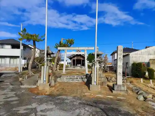 神明社（市場神明社）の鳥居