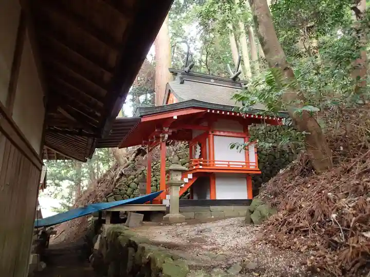 都祁山口神社の本殿・本堂