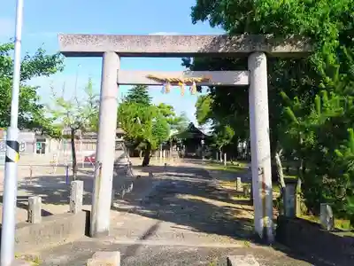神明社（小根神明社）の鳥居