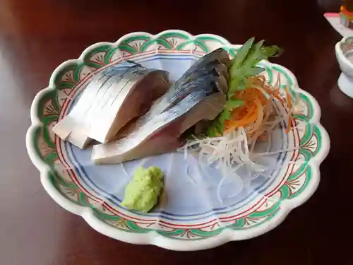 銚港神社の食事