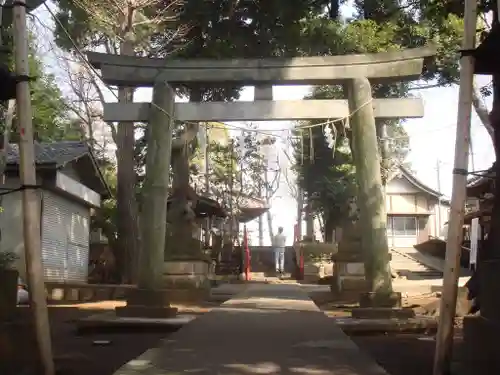 牟礼神明社の鳥居