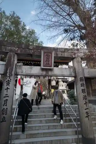 櫛田神社の鳥居