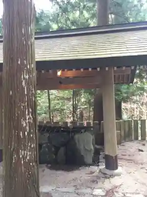  川上山若宮八幡宮の手水舎