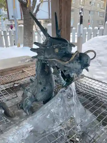 北海道神宮頓宮の手水舎