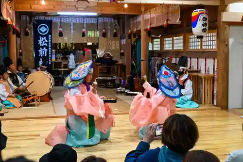 尻岸内八幡神社の神楽