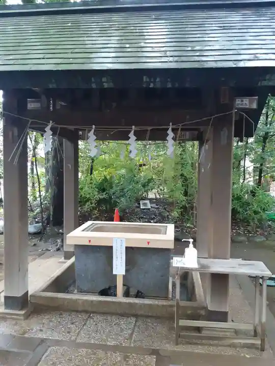 赤坂氷川神社の手水舎