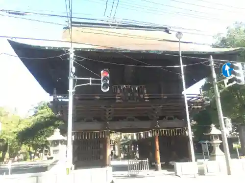 鳥海月山両所宮の山門・神門