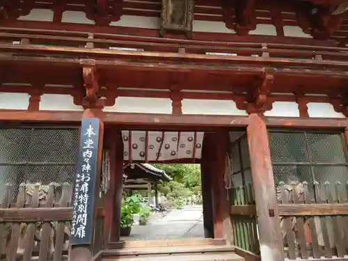 岡寺（龍蓋寺）の山門・神門