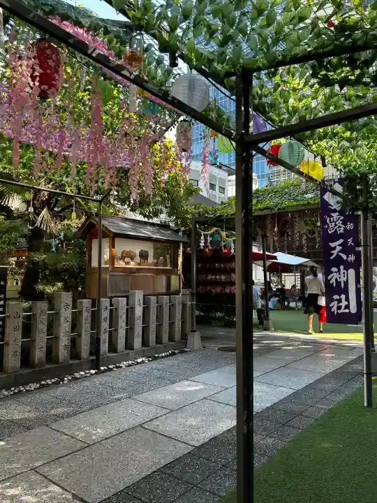 露天神社(お初天神)の{uncategorized: "未分類", other: "その他", undefined: "問題あり", building: "その他建物", grave: "お墓", sacred_gate: "鳥居", guardian: "狛犬", statue: "像", buddha: "仏像", history: "歴史", nature: "自然", garden: "庭園", animal: "動物", pagoda: "塔", temizu: "手水舎", mountain_gate: "山門・神門", sanctuary: "本殿・本堂", subordinate: "末社・摂社", art: "芸術", scenery: "景色", jizo: "地蔵", ema: "絵馬", goshuin: "御朱印", omikuji: "おみくじ", items: "授与品その他", amulet: "お守り", goshuincho: "御朱印帳", eats: "食事", festival: "お祭り", votive_dance: "神楽", shichigosan: "七五三参", wedding: "結婚式", experience: "体験その他", initially: "初詣", around: "周辺", anti_infection: "感染症対策"}