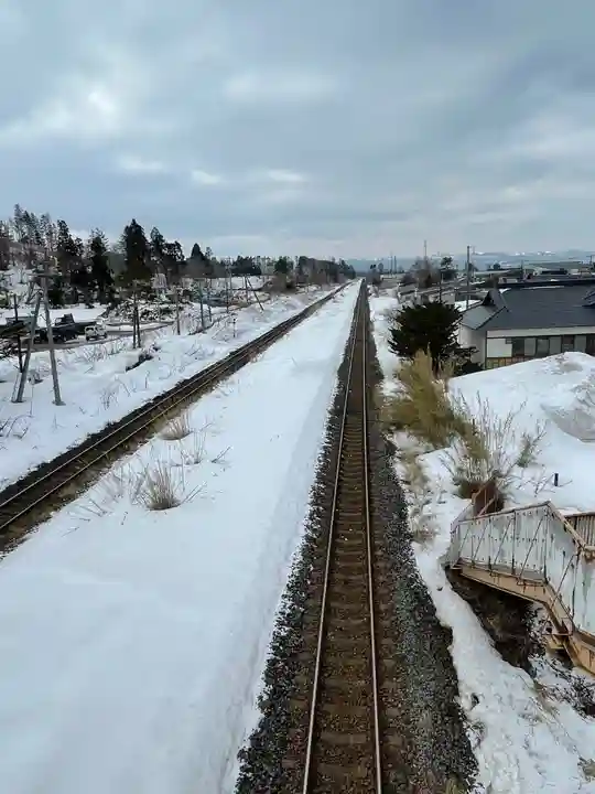 山越諏訪神社の景色