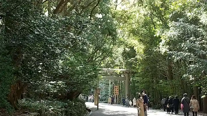 伊勢神宮内宮(皇大神宮)の鳥居