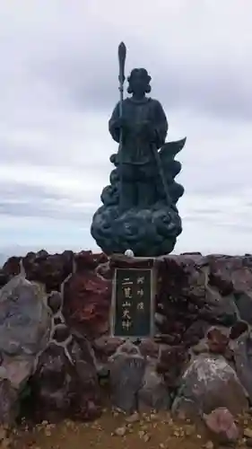 日光二荒山神社奥宮の像