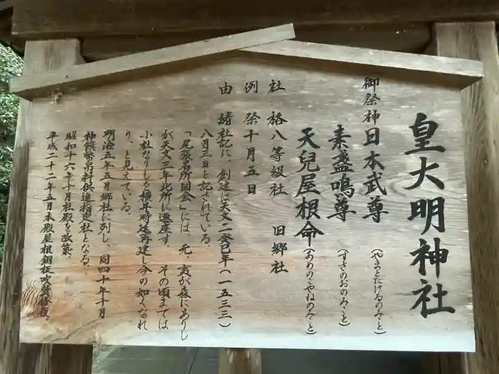 皇大明神社(中牧)(愛知県)