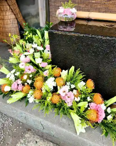 上尾御嶽神社の手水