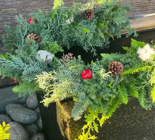 上尾御嶽神社の手水