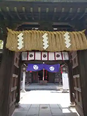 久留米宗社　日吉神社の山門・神門