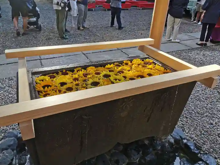 上目黒氷川神社の手水舎